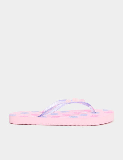 Tongs de plage multicolore fille
