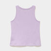 D&eacute;bardeur col rond coton mauve fille