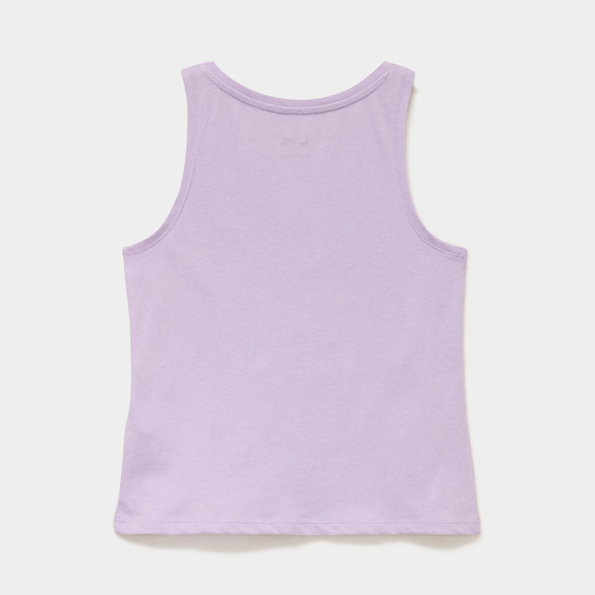 D&eacute;bardeur col rond coton mauve fille