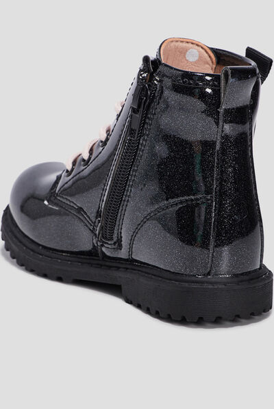 Bottines vernies Minnie noir fille