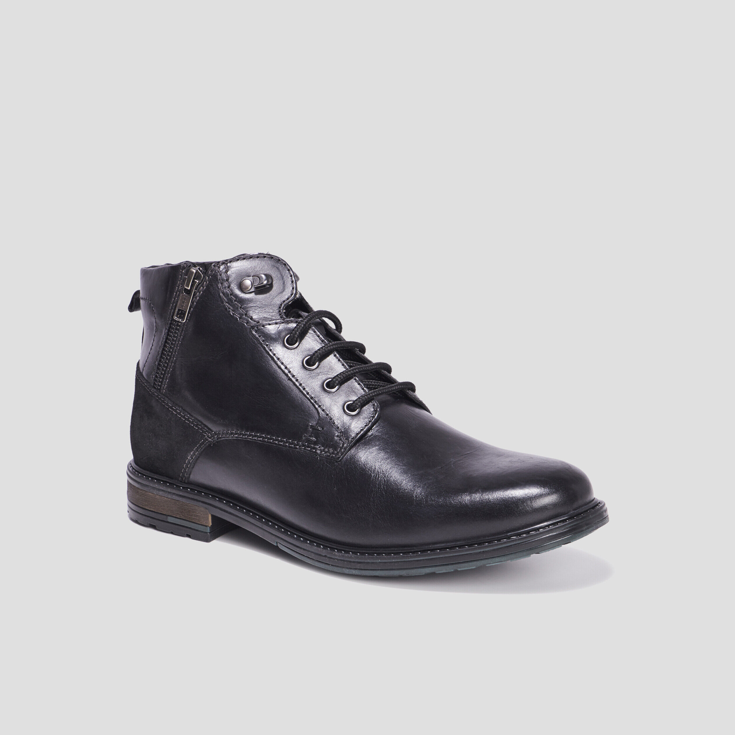 Bottines zippées en cuir Blark noir homme CREEKS