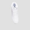 Baskets montantes &agrave; scratchs blanc homme