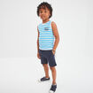 Ensemble 2 pièces short et débardeur bleu garçon