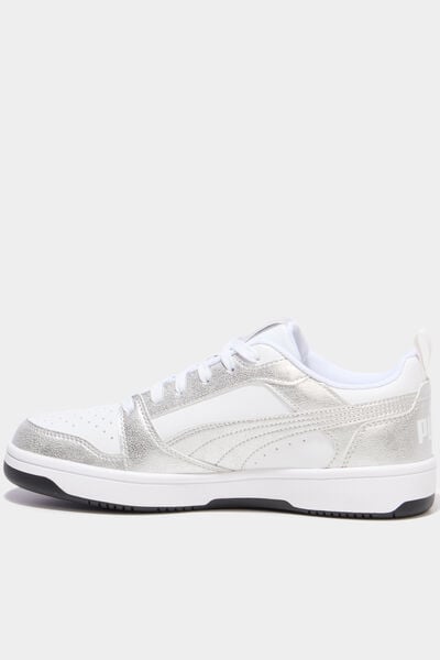 Baskets Rebound V6 Puma gris argent femme