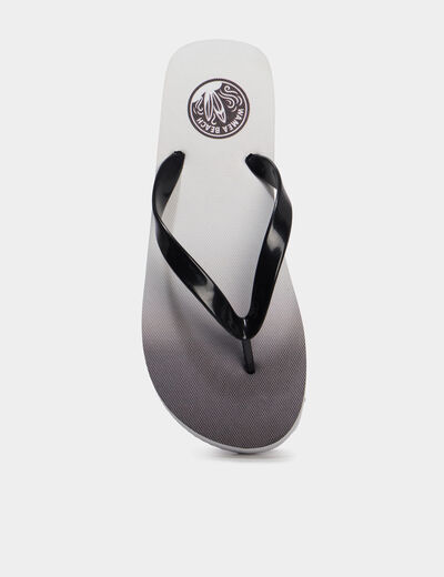 Tongs noir homme