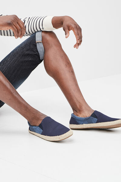 Loafers en toile Creeks bleu marine homme