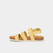 Sandales en cuir Kickers Kickalana jaune femme