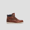 Bottines plates en cuir Liberto marron homme