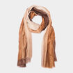 Foulard à paillettes camel femme