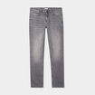 Jeans slim 5 poches denim gris homme