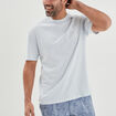 T-shirt oversize manches courtes Creeks bleu clair homme