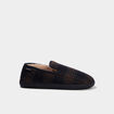 Chaussons fourr&eacute;s Isotoner bleu marine homme