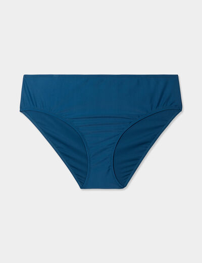 Bas de maillot de bain bleu canard femme grande taille
