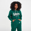 Sweat à capuche hoodie Creeks Original vert foncé femme