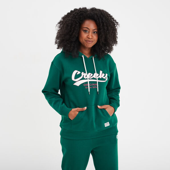 Sweat à capuche hoodie Creeks Original vert foncé femme