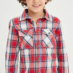 Chemise manches longues Creeks blanc garçon