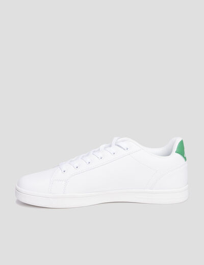 Tennis basses à lacets Kappa Galter blanc homme