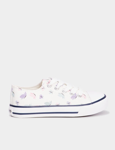 Tennis basses en toile à lacets Creeks multicolore fille