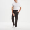 Pantalon de pyjama gris fonc&eacute; homme