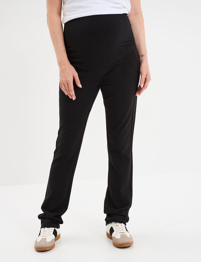 Pantalon maternit&eacute; confort stretch noir femme maternit&eacute;