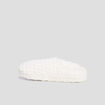 Chaussons mules fausse fourrure blanc femme