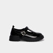 Babies salom&eacute; vernies noir fille