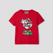 T-shirt manches courtes Super Mario rouge garçon