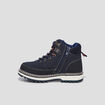 Bottines à lacets bleu marine garçon