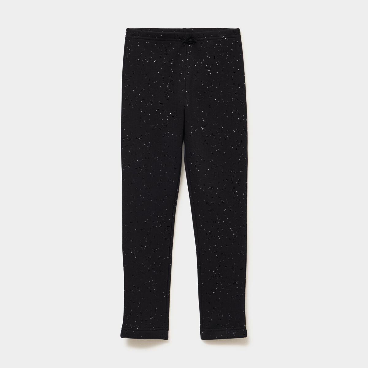Legging doubl&eacute; chaud noir fille