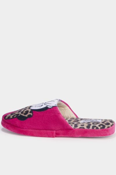 Chaussons mules Minnie rose femme