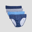 Lot 4 slips bleu homme
