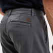 Pantalon cargo slim stretch vert fonc&eacute; homme