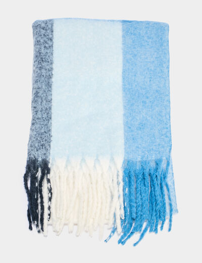 &Eacute;charpe bleu femme