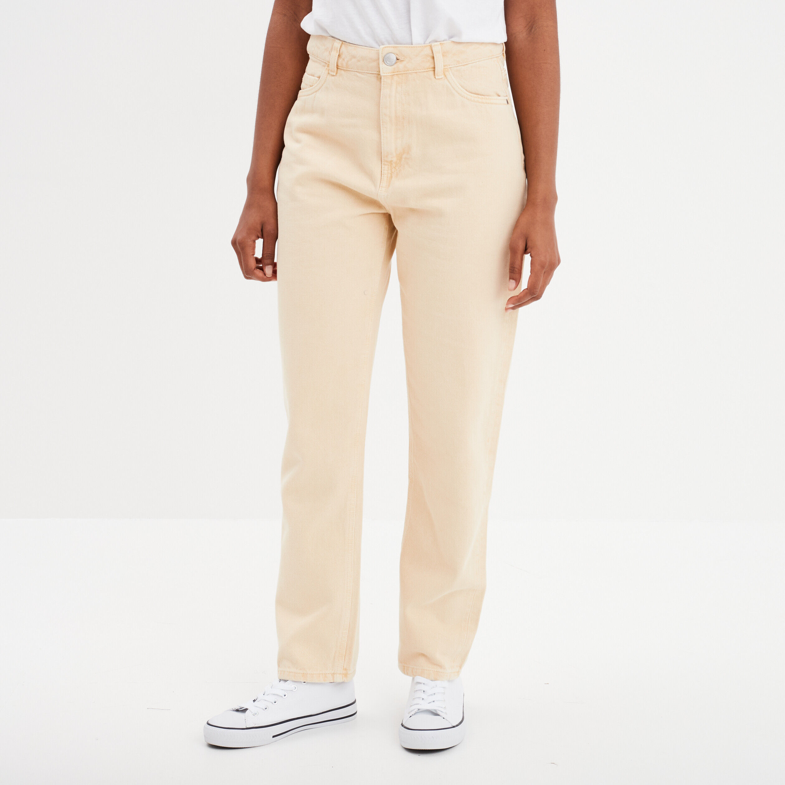 Jean femme pas cher jeans skinny slim taille haute. La Halle