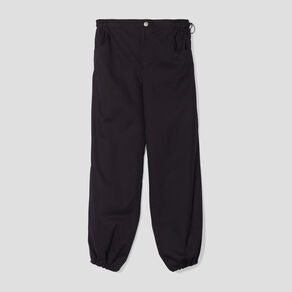 pantalon droit taille et bas elastiques noir femme Pantalon droit taille et bas élastiqués noir femme