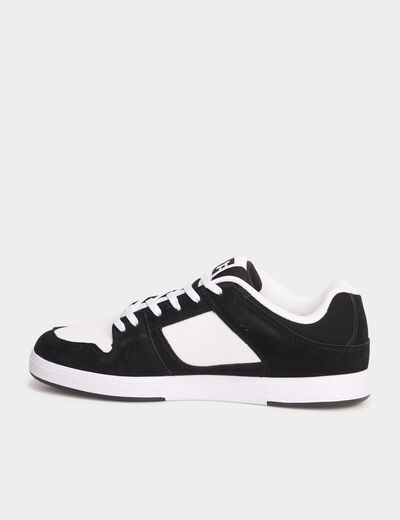 Baskets en cuir antid&eacute;rapantes multicolore homme