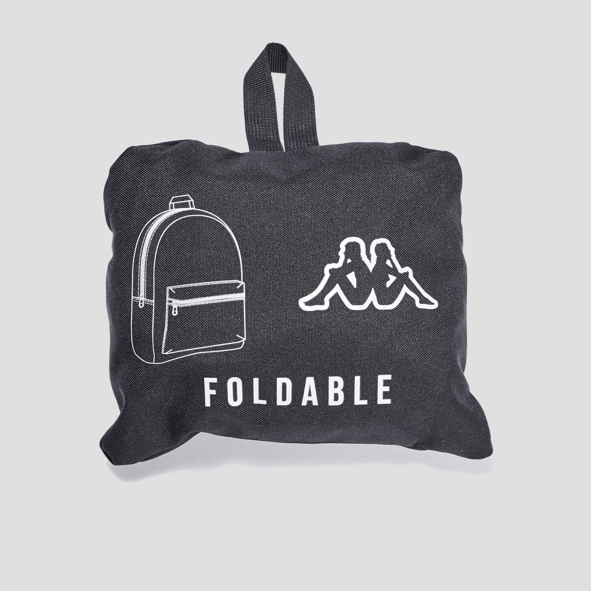 Sac à dos pliable Kappa noir garçon