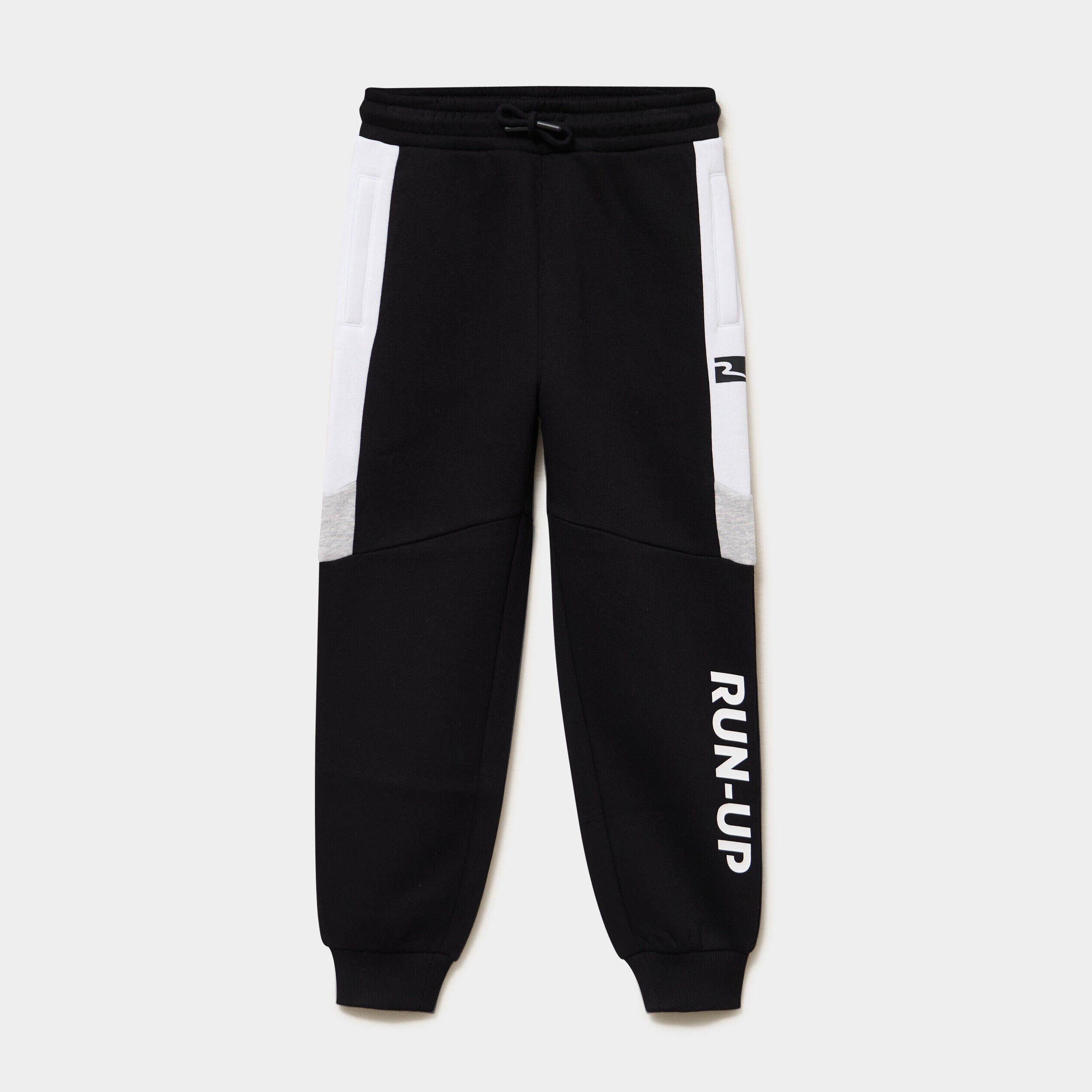 Pantalon de jogging regular molletonné noir garçon