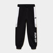 Pantalon de jogging regular molletonn&eacute; noir gar&ccedil;on