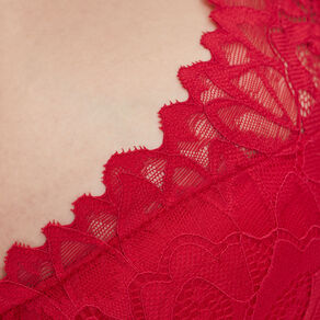 Soutien-gorge foulard à coque rouge femme