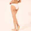 Bas de maillot de bain détail anneau ivoire femme