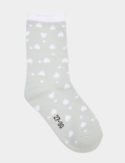 Lot 5 paires chaussettes coton multicolore fille