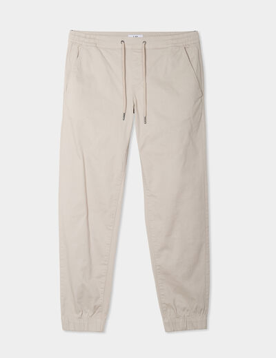 Pantalon jogpant gris clair homme