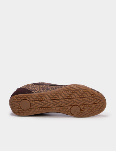 Baskets running lacets Puma Catch Soleil marron femme