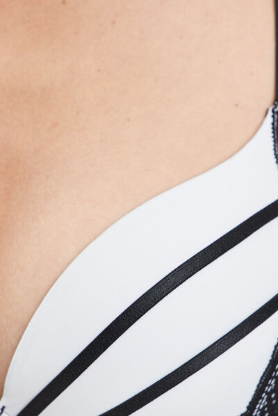Soutien-gorge maxi push-up blanc femme