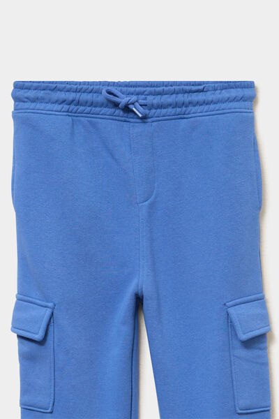 Pantalon de jogging cargo bleu fonc&eacute; gar&ccedil;on