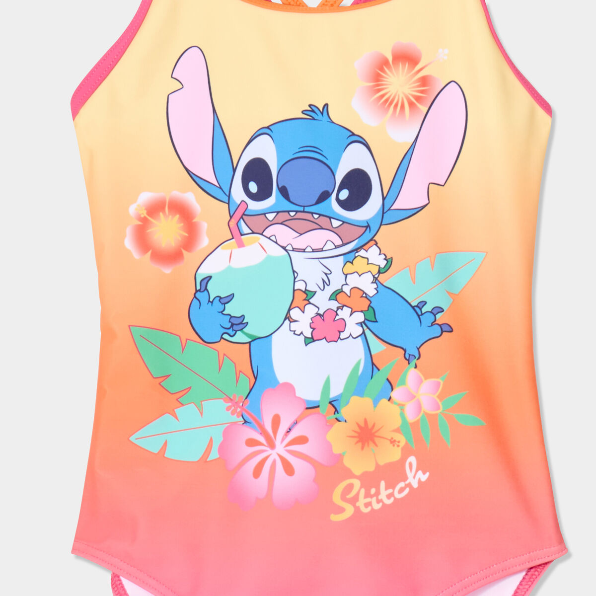Maillot de bain une pièce Stitch multicolore fille