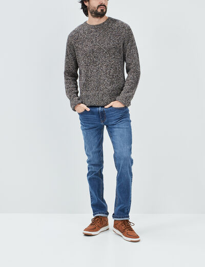 Jeans slim taille standard denim double stone homme