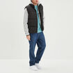Doudoune sans manches zippée noir homme