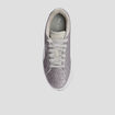 Tennis plateformes à lacets Puma gris argent fille